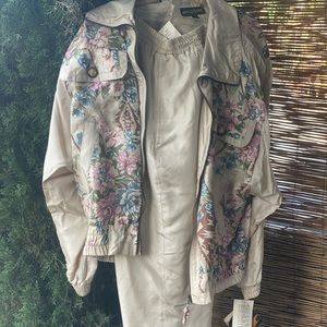 River edge vintage pants suit